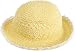 San Diego Hat Girls 2-6x Crochet Hat With Flower Pin,Yellow,3-6years