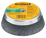 DEWALT DW4965 6-Inch by 2-Inch by 5/8-Inch-11 Concrete/Masonry Grinding Steel Backed Cup Wheel