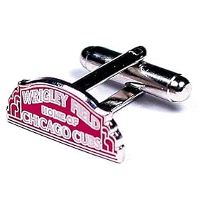 Wrigley Field MLB Logo'd Special Edition Executive Cufflinks w Jewelry Box