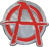 Red Anarchy Belt Buckle