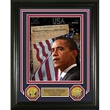 Barack Obama 24kt Gold Coin Photo Mint