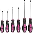 The Original Pink Box PB6SD 6-Piece Screwdrivers Set, Pink
