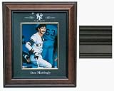 Black Finish Photograph Frame System for 16 x 20 Horizontal Photograph with Engraved Team Logo