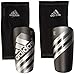 adidas Performance Ghost Shin Guards, Black/Iron Metallic, Large