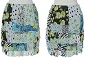 SELE Crinkle Chiffon Tiered Skirt