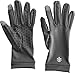 Coolibar UPF 50+ Unisex UV Gloves - Sun Protective (Medium- Charcoal)