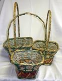 51DuLQA4d6L. SL160  S/3 Rustic Hoop Baskets