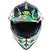 WOW Motocross BMX Youth ATV Dirt Bike Green Camo MX Helmet, L (54-55 CM,21.3/21.7 Inch)