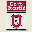 Tile Desk clock~ Ohio State Buckeyes ~Artworks Home Accents~ desk clocks~ code 974