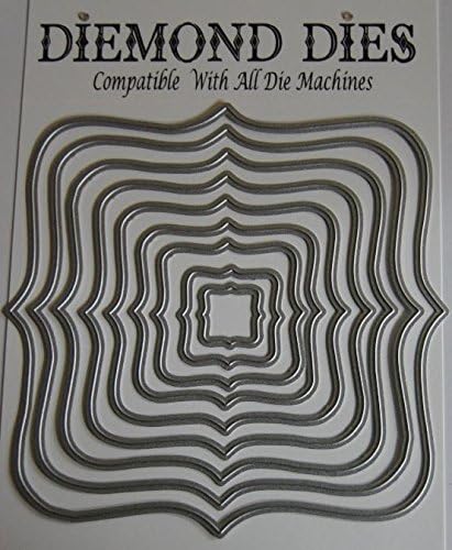 Diemond Dies Labels 2 Top Note Nesting Die Set - 9 Pcs