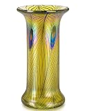 Waterford Crystal Evolution Robert Held Art Nouveau Flared Vase 9