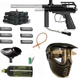 32 Degrees Black ICON X Paintball Marker MEGA GUN SET
