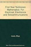 First-year technician mathematics for electrical, electronics and telecommunications students
