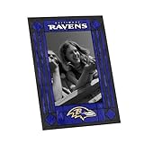 Baltimore Ravens Art Glass Frame