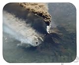 Mount Etna Eruption from ISS Mouse Pad