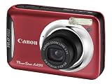 Canon PowerShot A495 Digital Camera - Red (10MP, 3.3x Optical Zoom) 2.5 Inch TFT Screen