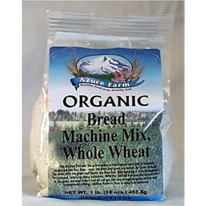 Azure Farm Whole Wheat Bread Machine Mix, Org (Pack of 3)