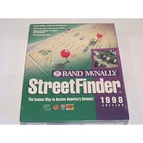 Rand McNally StreetFinder 1998 Edition by 