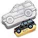 Wilton Sports Utility Vehicle SUV Truck Car Auto 4 Wheel Drive Cake Pan (2105-2034, 1...