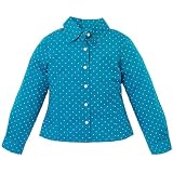 polka-dot woven top