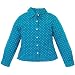 polka-dot woven top