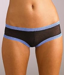 OnGossamer Gossamer Mesh Boyshorts with Contrast Trim Panty