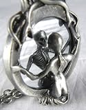 Mirror Lady Death Necklace Gothic Grim Reaper Soul Vamp
