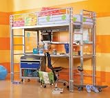 loft bed furniture Mixter MaxTM Twin Size Loft Bunk Bed