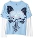 Blac Label Boys 2-7 Skull Wings Slider