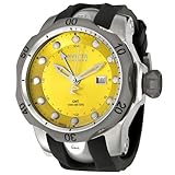 Invicta Men's 6589 Reserve Collection GMT Black Rubber Watch
