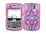Mosaic Pink Bling Rhinestone Faceplate Diamond Crystal Hard Skin Case Cover ....