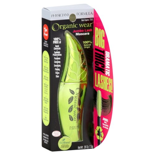 Physicians Formula Organic Wear Mascara, Jumbo Lash, Black Organics 7353