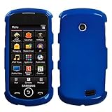 Metallic Blue Protector Case Phone Cover for Samsung Solstice II (SGH-A817) ....