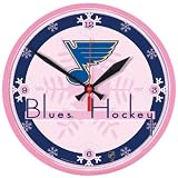 St Louis Blues Wall Clock (Pink)