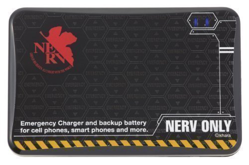 ウェブクルーエージェンシー エヴァンゲリヲン iPhone用 小型情報端末専用 汎用蓄電器 XP1000 NERV