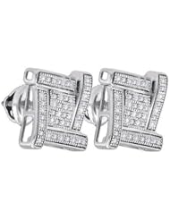 0.14CTW-DIA MICRO-PAVE EARRING