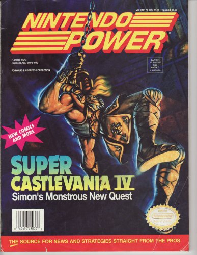 Official Nintendo Super Castlevania IV (Nintendo Power, Vol. 32)
