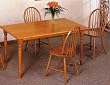 5 Piece Oak Dining Set By Coaster Furniture