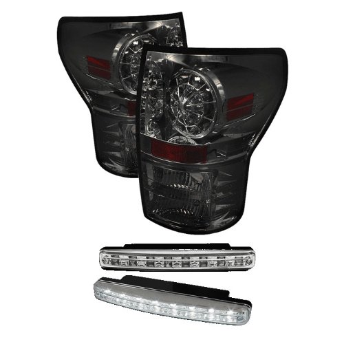 Carpart4u Toyota Tundra LED Smoke Tail Lights & LED Day Time Running Light Package On Sale