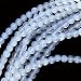 Opalite Moonstone Glass 4mm Round Beads/15.5 Inch Strand