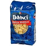 DaVinci Pasta Short Cuts, Wagon Wheels, 16 Ounce Bags (Pack of 12)