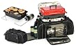 Ultimate Portable Outdoor Tailgating Event Picnic Grill Set - Black