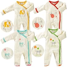 Baby Soy Illustrated Organic Footie
