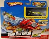 Hot Wheels Color Shifters Croc Rod Crash Playset