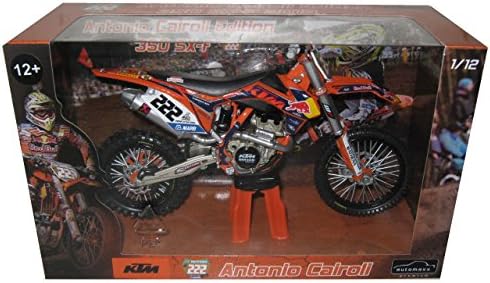 2013 Red Bull KTM 350 SX-F Antonio Cairoli #222 Dirt Motorcycle Model 1/12 by Automaxx 604500