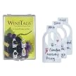 Oenophilia Wine Bottle Tags Cellar Set - White