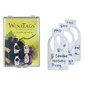Oenophilia Wine Bottle Tags Cellar Set - White