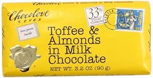Dark Chocolate Dream Milk Chocolate Bar With Toffee And Almonds, 3.2000-Ounce (Pack of 6)