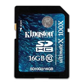 Kingston Technology 16GB Full Size SDHC Class 10 Flash Card