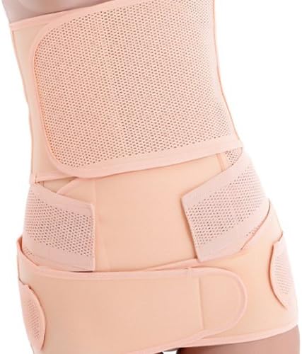 EQMUMBABY 3 in 1 Postpartum Recovery Belt Belly and Waist and Pelvis Shaper Belt - Asian Size M